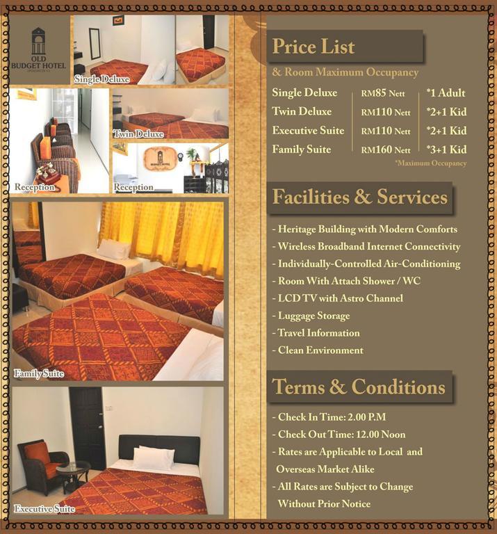 Old Budget Hotel George Town Ngoại thất bức ảnh